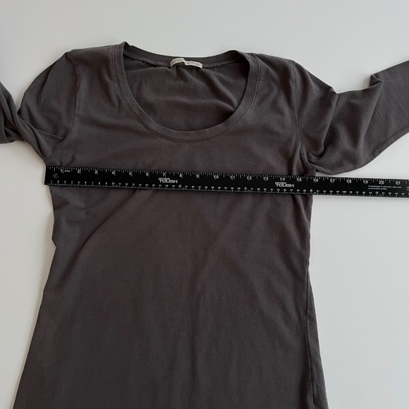 Active Basic Set Of 2 Long Sleeve T Shirts Sz L Black & Brown Stretch Capsule - Picture 5 of 9